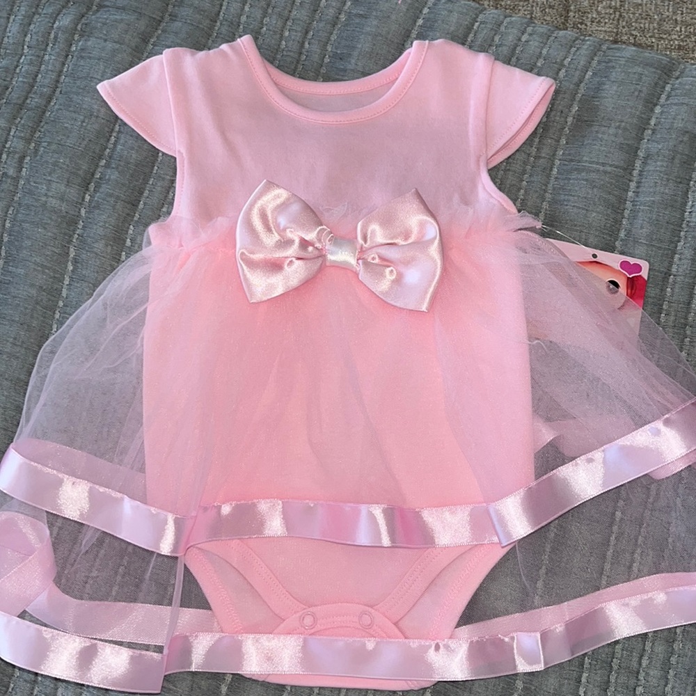Pink easy to wear baby girl dress